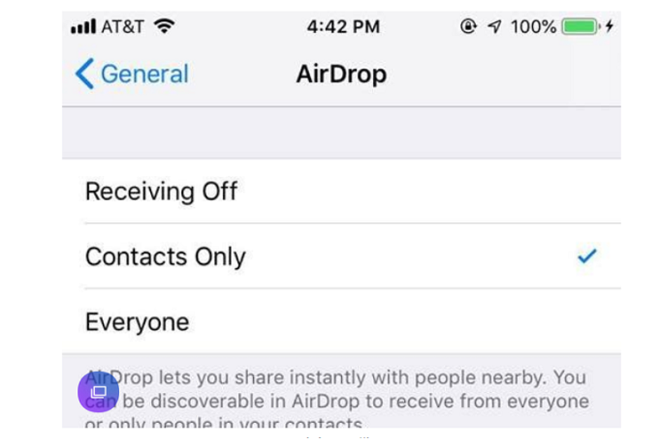 Sử dụng iPhone, tắt ngay AirDrop trước khi quá muộn 3 Sử dụng iPhone, tắt ngay AirDrop trước khi quá muộn 3