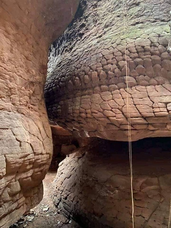 Discover a giant snake-shaped cave, delicate to every scale 1