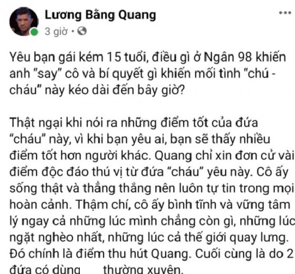 Tin tức Sao Việt giải trí trên MXH 24H: Vợ Vân Quang Long lên tiếng xin lỗi, Lương Thùy Linh quấn khăn làm váy 8