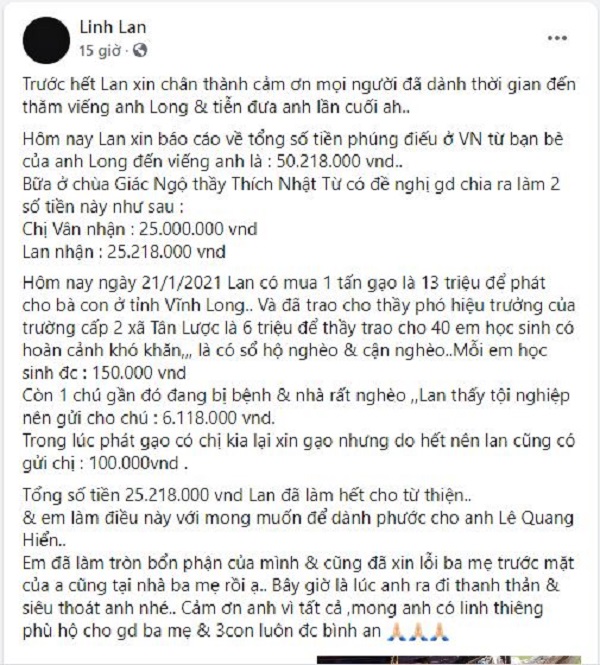 Tin Sao Việt giải trí trên MXH 24h: Nghệ sĩ Giang Còi mắc ung thư, Sơn Tùng bị bạn thân vạch trần con người thật 9 Tin Sao Việt giải trí trên MXH 24h: Nghệ sĩ Giang Còi mắc ung thư, Sơn Tùng bị bạn thân vạch trần con người thật 9