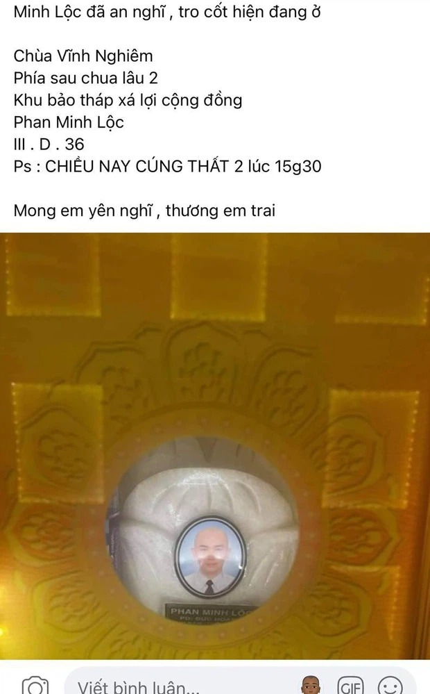 Lộ thời điểm 'phù thủy họa mặt' Phan Minh Lộc thực sự qua đời 2 Lộ thời điểm 'phù thủy họa mặt' Phan Minh Lộc thực sự qua đời 2