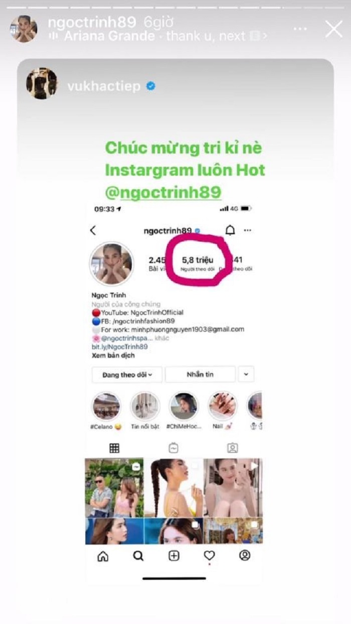 Ngọc Trinh thông báo tin vui hậu thú nhận nhiều điều thầm kín với Vũ Khắc Tiệp 2 Ngọc Trinh thông báo tin vui hậu thú nhận nhiều điều thầm kín với Vũ Khắc Tiệp 2