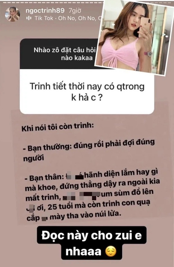 Ngọc Trinh bị phản ứng vì xem nhẹ điều quý giá ngàn vàng của con gái 2 Ngọc Trinh bị phản ứng vì xem nhẹ điều quý giá ngàn vàng của con gái 2
