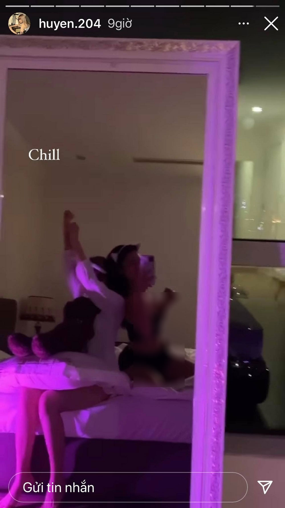 Hotgirl Tik Tok Lê Thị Khánh Huyền tái hiện ồn ào năm xưa tại chốn riêng tư 2 Hotgirl Tik Tok Lê Thị Khánh Huyền tái hiện ồn ào năm xưa tại chốn riêng tư 2