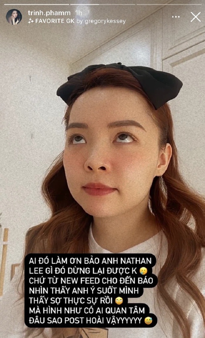 Nathan Lee tiếp tục 'dằn mặt' Xuân Lan sau bài đăng ẩn ý của nàng siêu mẫu 7 Nathan Lee tiếp tục 'dằn mặt' Xuân Lan sau bài đăng ẩn ý của nàng siêu mẫu 7