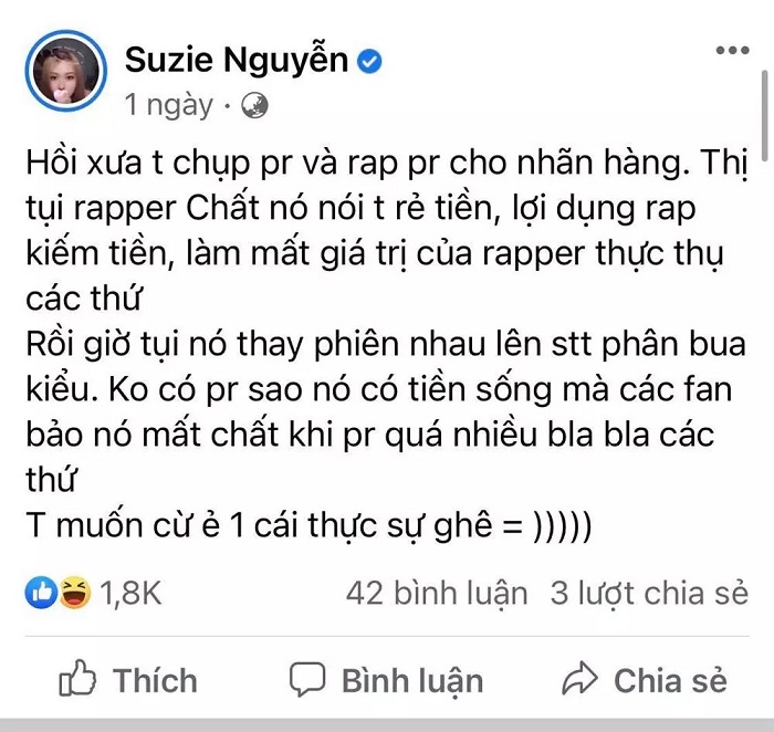 Ồn ào với Du Uyên chưa dứt, Đạt G lại tiếp tục bị 1 nữ rapper phơi bày con người thật 3 Ồn ào với Du Uyên chưa dứt, Đạt G lại tiếp tục bị 1 nữ rapper phơi bày con người thật 3