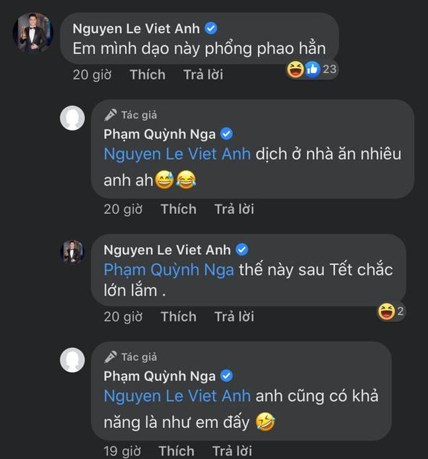 Không bỏ qua vẻ 'phồn thực' của Quỳnh Nga, Việt Anh lại buông lời lẽ gây chú ý 4 Không bỏ qua vẻ 'phồn thực' của Quỳnh Nga, Việt Anh lại buông lời lẽ gây chú ý 4