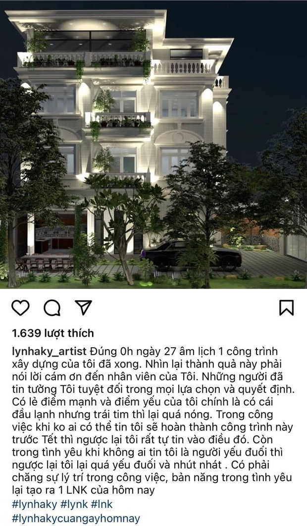Trước thềm năm mới, Lý Nhã Kỳ khoe căn biệt thự mới hoàn thành với không gian 'phảng phất mùi tiền' 1 Trước thềm năm mới, Lý Nhã Kỳ khoe căn biệt thự mới hoàn thành với không gian 'phảng phất mùi tiền' 1