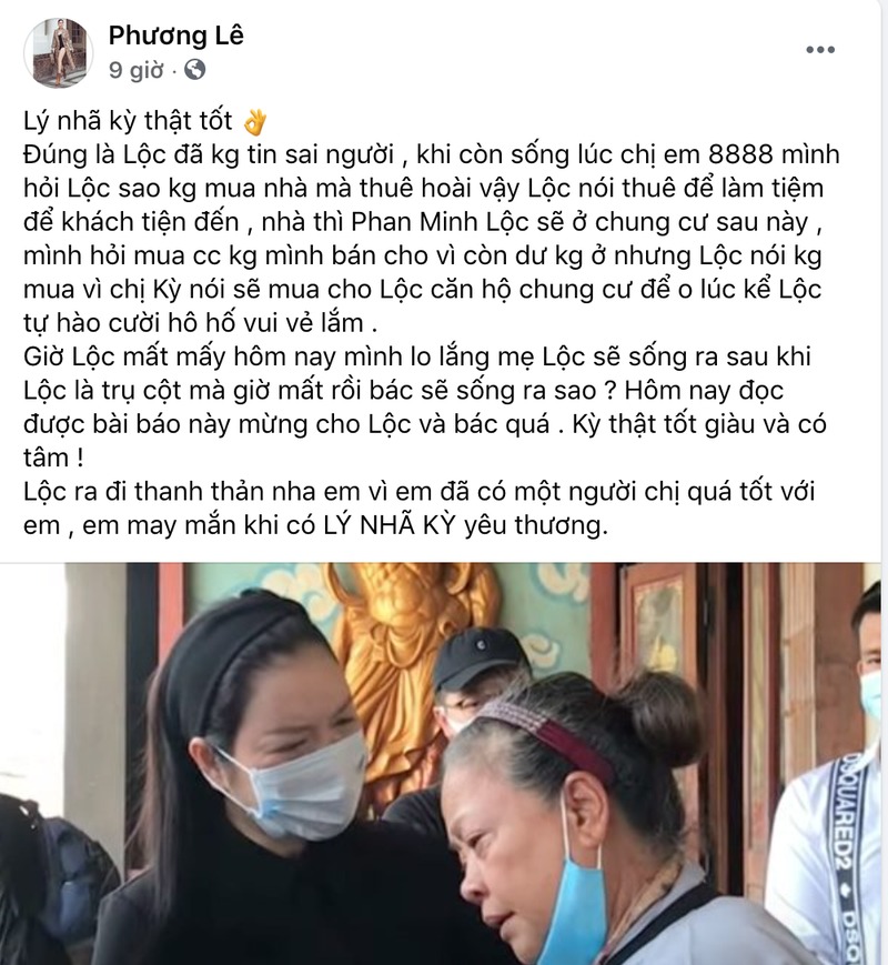 Lý Nhà Kỳ tố hoa hậu Phương Lê 'đổi trắng thay đen', lấy người đã khuất ra đánh bóng tên tuổi 4 Lý Nhà Kỳ tố hoa hậu Phương Lê 'đổi trắng thay đen', lấy người đã khuất ra đánh bóng tên tuổi 4