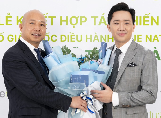 Trấn Thành chính thức đảm nhiệm vị trí giám đốc điều hành một thương hiệu mỹ phẩm đông y. Ảnh: Internet Trấn Thành chính thức đảm nhiệm vị trí giám đốc điều hành một thương hiệu mỹ phẩm đông y. Ảnh: Internet