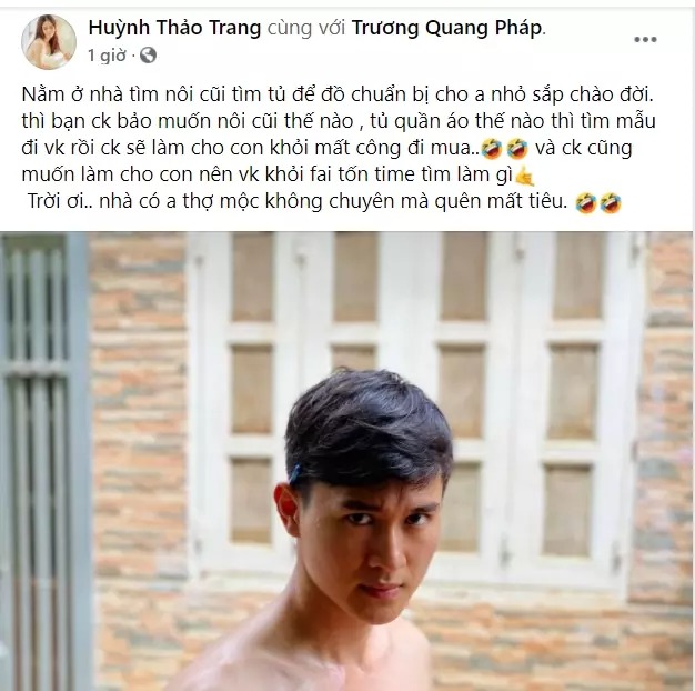 Vợ cũ Phan Thanh Bình hết lời ngợi khen chồng mới khi cận kề ngày lâm bồn 2 Vợ cũ Phan Thanh Bình hết lời ngợi khen chồng mới khi cận kề ngày lâm bồn 2
