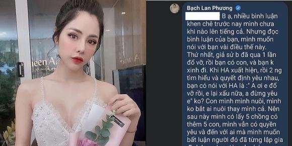 Bạn gái Huỳnh Anh 'xù lông' bảo vệ bản thân khi bị nói xấu về hoàn cảnh là 'single mom', đã qua '1 lần đò' 2 Bạn gái Huỳnh Anh 'xù lông' bảo vệ bản thân khi bị nói xấu về hoàn cảnh là 'single mom', đã qua '1 lần đò' 2