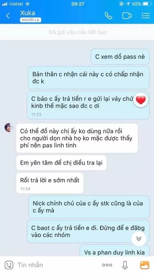 Tình cũ Quang Lê bị khách hàng tố ăn ở 'thất đức', bán quần áo mà gửi lại hàng như giẻ rách 7 Tình cũ Quang Lê bị khách hàng tố ăn ở 'thất đức', bán quần áo mà gửi lại hàng như giẻ rách 7