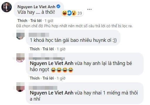 Không còn khiến dân tình 'đỏ mặt', Việt Anh bỏ ngỏ màn 'đớp thính' khi thấy Quỳnh Nga lên đồ tựa nữ thần 2 Không còn khiến dân tình 'đỏ mặt', Việt Anh bỏ ngỏ màn 'đớp thính' khi thấy Quỳnh Nga lên đồ tựa nữ thần 2
