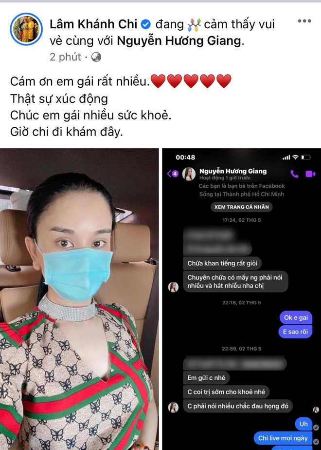 Lâm Khánh Chi và Hương Giang nối lại mối thâm tình chị em sau quá khứ đối đầu cực 'gắt' 1 Lâm Khánh Chi và Hương Giang nối lại mối thâm tình chị em sau quá khứ đối đầu cực 'gắt' 1