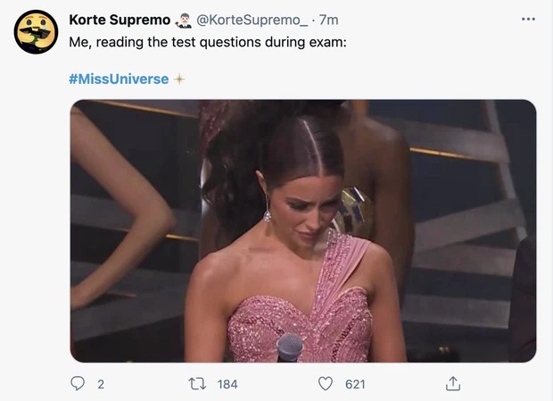 Hoa hậu Hoàn vũ 2012 bất ngờ thành 'thánh meme' thế giới với biểu cảm 'khó ở' sau khi Miss Mexico đăng quang 7 Hoa hậu Hoàn vũ 2012 bất ngờ thành 'thánh meme' thế giới với biểu cảm 'khó ở' sau khi Miss Mexico đăng quang 7