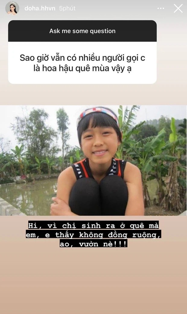 Đỗ Thị Hà có màn đáp trả đi vào lòng người khi bị réo gọi là 'hoa hậu quê mùa' 2 Đỗ Thị Hà có màn đáp trả đi vào lòng người khi bị réo gọi là 'hoa hậu quê mùa' 2