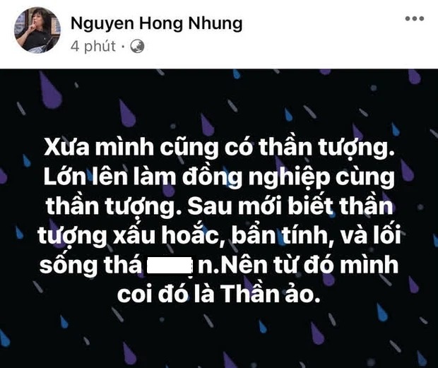 Vợ Xuân Bắc lên tiếng về niềm tin đặt nhầm chỗ cho 1 thần tượng giữa lúc showbiz Việt đang dậy sóng 2 Vợ Xuân Bắc lên tiếng về niềm tin đặt nhầm chỗ cho 1 thần tượng giữa lúc showbiz Việt đang dậy sóng 2