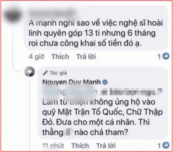 Duy Mạnh có phát ngôn đánh thẳng vào tâm lý trước ồn ào từ thiện của nghệ sĩ Hoài Linh 2 Duy Mạnh có phát ngôn đánh thẳng vào tâm lý trước ồn ào từ thiện của nghệ sĩ Hoài Linh 2