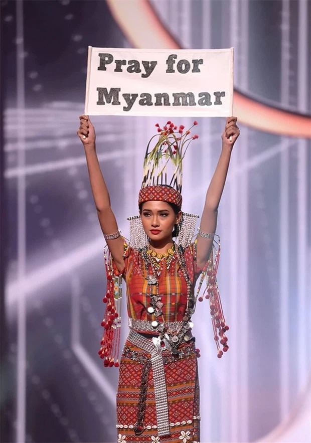 Hoa hậu Myanmar trở thành dân tị nạn sau mối lo về việc bị truy nã hậu Miss Universe 2020 1 Hoa hậu Myanmar trở thành dân tị nạn sau mối lo về việc bị truy nã hậu Miss Universe 2020 1