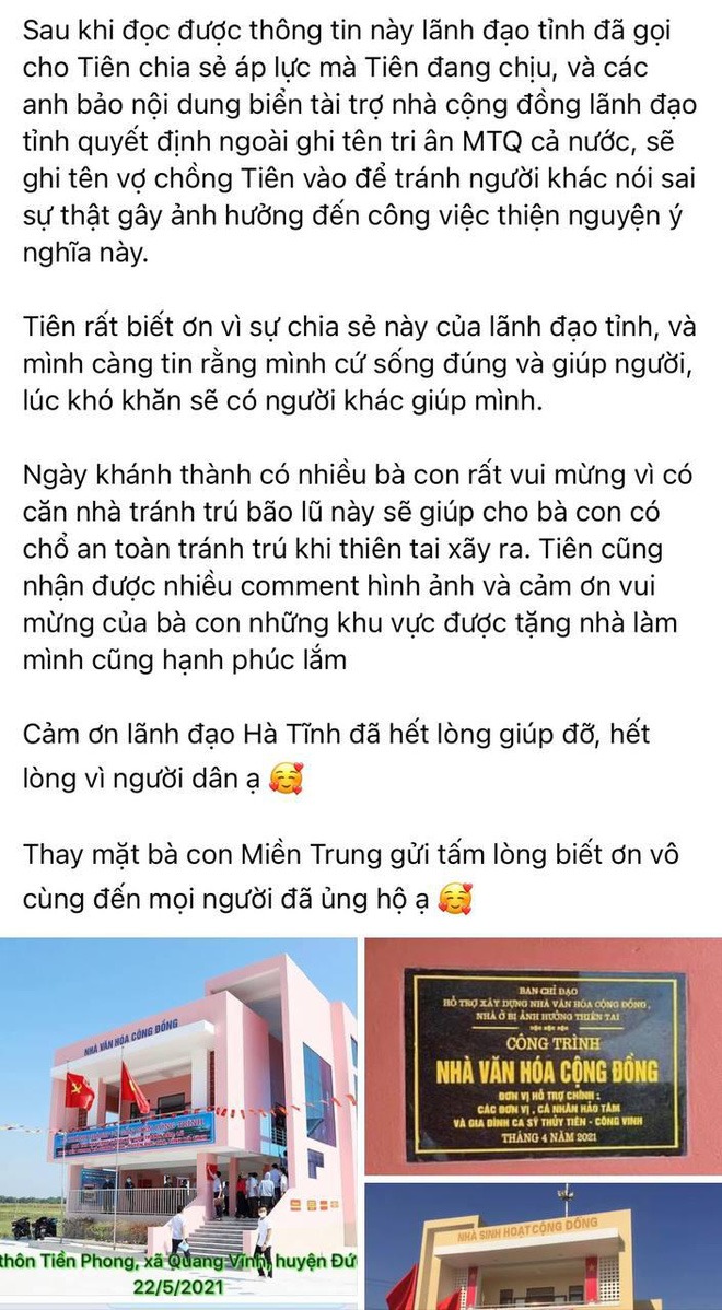 Thủy Tiên minh bạch hoạt động thiện nguyện ở miền Trung giữa ồn ào kêu gọi từ thiện của Hoài Linh 3 Thủy Tiên minh bạch hoạt động thiện nguyện ở miền Trung giữa ồn ào kêu gọi từ thiện của Hoài Linh 3