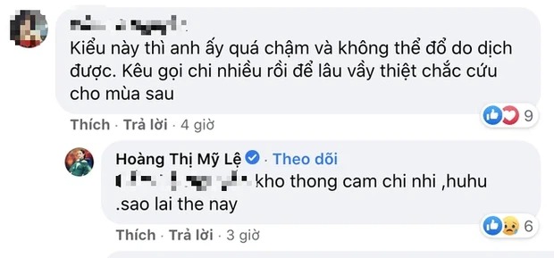 Mỹ Lệ làm rõ thái độ với Hoài Linh sau 12 lần sửa status bênh vực nam danh hài 3 Mỹ Lệ làm rõ thái độ với Hoài Linh sau 12 lần sửa status bênh vực nam danh hài 3
