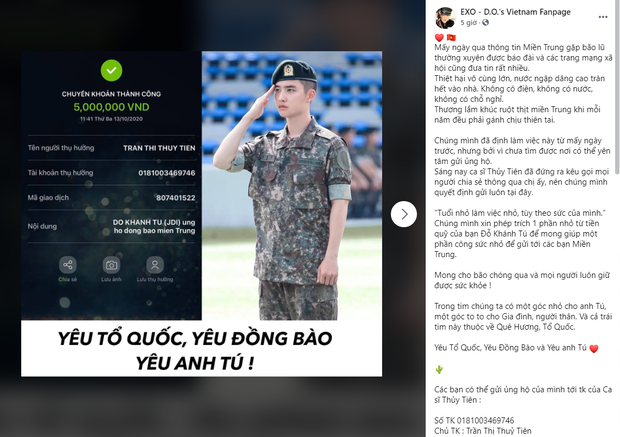 'Mát dạ' khi FC Việt lấy danh nghĩa idol ủng hộ miền Trung khi Thủy Tiên kêu gọi cứu trợ 5