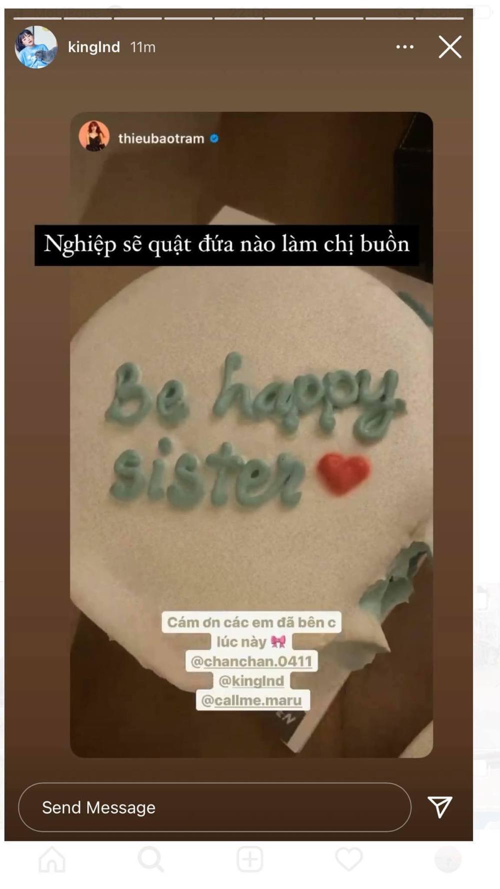 Tin đồn Sơn Tùng M-TP có ‘trà xanh’, bỏ Thiều Bảo Trâm càng ‘chắc nịch’ khi loạt Sao Việt cùng lên tiếng 2 Tin đồn Sơn Tùng M-TP có ‘trà xanh’, bỏ Thiều Bảo Trâm càng ‘chắc nịch’ khi loạt Sao Việt cùng lên tiếng 2