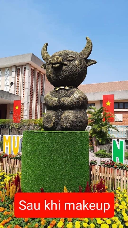 Linh vật chú trâu Tân Sửu 2021 bất ngờ bị ‘nhúng mực’ đen thui khiến CĐM cười ngất 2 Linh vật chú trâu Tân Sửu 2021 bất ngờ bị ‘nhúng mực’ đen thui khiến CĐM cười ngất 2