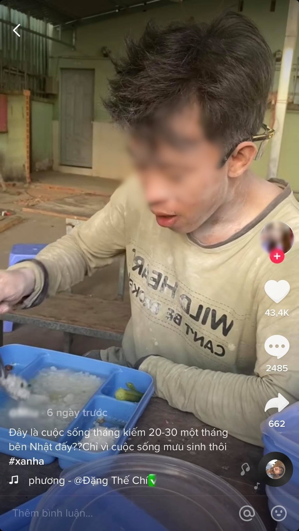 Clip người xuất khẩu lao động Việt Nam tại Nhật phải ăn cơm chan nước trắng khiến CĐM thương cảm 2 Clip người xuất khẩu lao động Việt Nam tại Nhật phải ăn cơm chan nước trắng khiến CĐM thương cảm 2