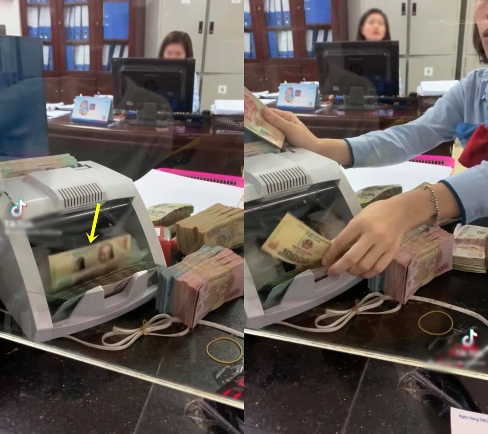 Thủ đoạn lừa đảo tinh vi bị máy đếm tiền phát hiện để ‘ăn gian’ tiền gửi 2 Thủ đoạn lừa đảo tinh vi bị máy đếm tiền phát hiện để ‘ăn gian’ tiền gửi 2