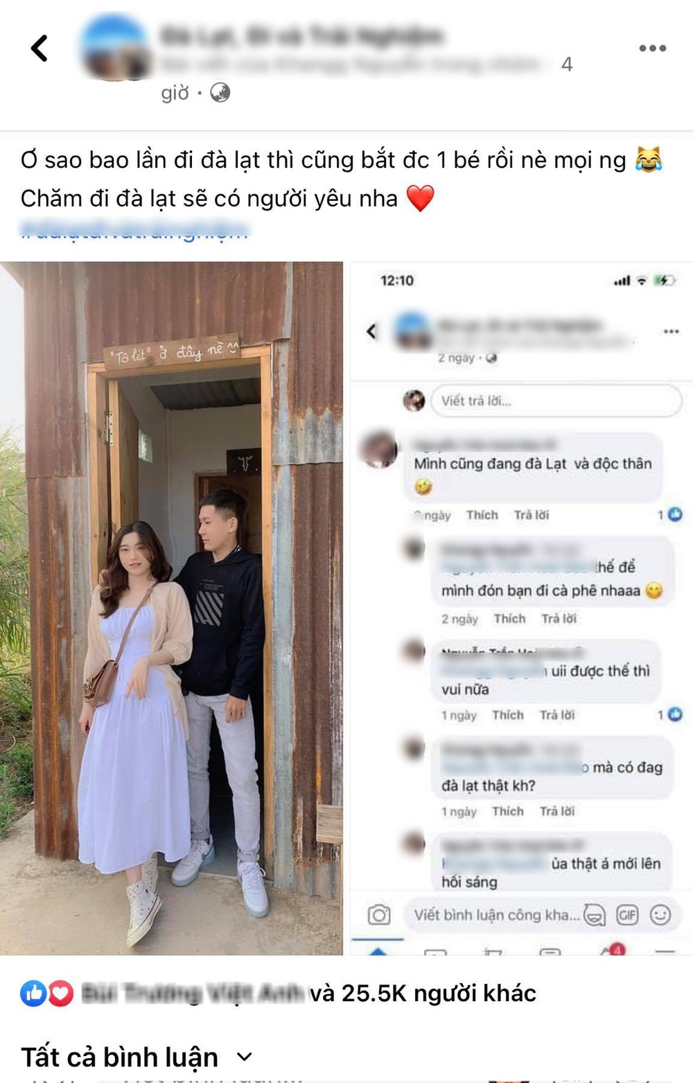 Chàng trai SG nhờ chăm chỉ đi Đà Lạt một mình mà bất ngờ ‘tóm’ được người thương 2 Chàng trai SG nhờ chăm chỉ đi Đà Lạt một mình mà bất ngờ ‘tóm’ được người thương 2