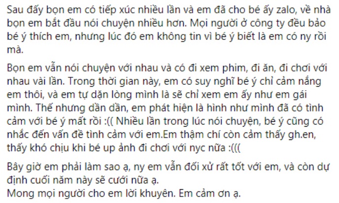 Cô gái xin CĐM tư vấn vì ‘sắp lấy chồng nhưng lỡ phải lòng một cô gái’? 2 Cô gái xin CĐM tư vấn vì ‘sắp lấy chồng nhưng lỡ phải lòng một cô gái’? 2