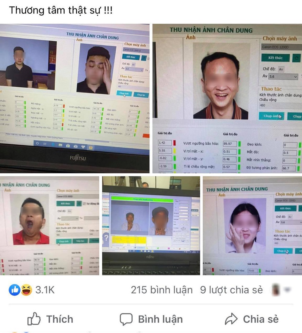 Những khuôn mặt ‘tấu hài’ có ‘một không hai’ khi chụp ảnh CCCD 1 Những khuôn mặt ‘tấu hài’ có ‘một không hai’ khi chụp ảnh CCCD 1