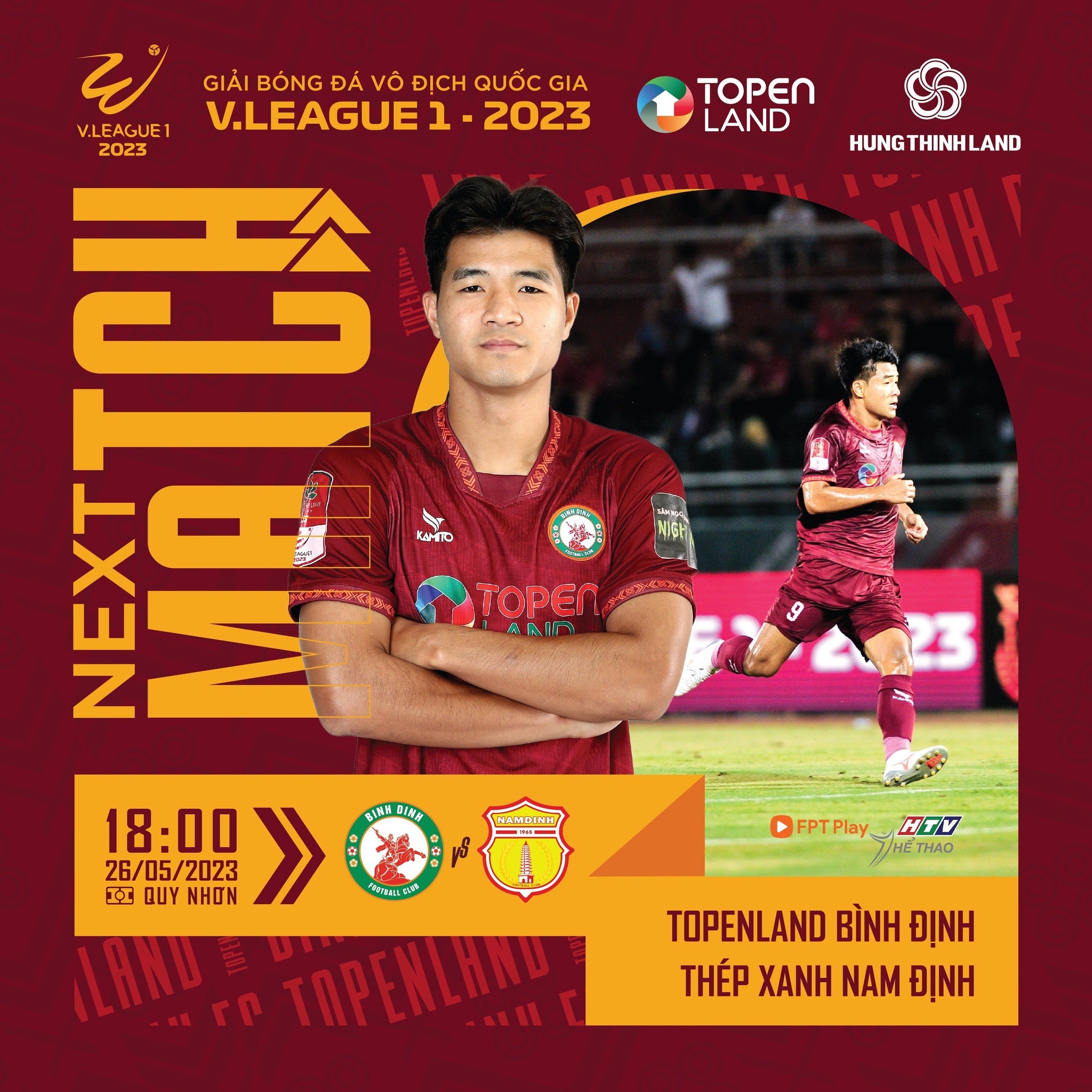 Nhận định Bình Định vs Nam Định (18h00 26/5/2023) vòng 9 V-League - Ảnh 1 Nhận định Bình Định vs Nam Định (18h00 26/5/2023) vòng 9 V-League - Ảnh 1