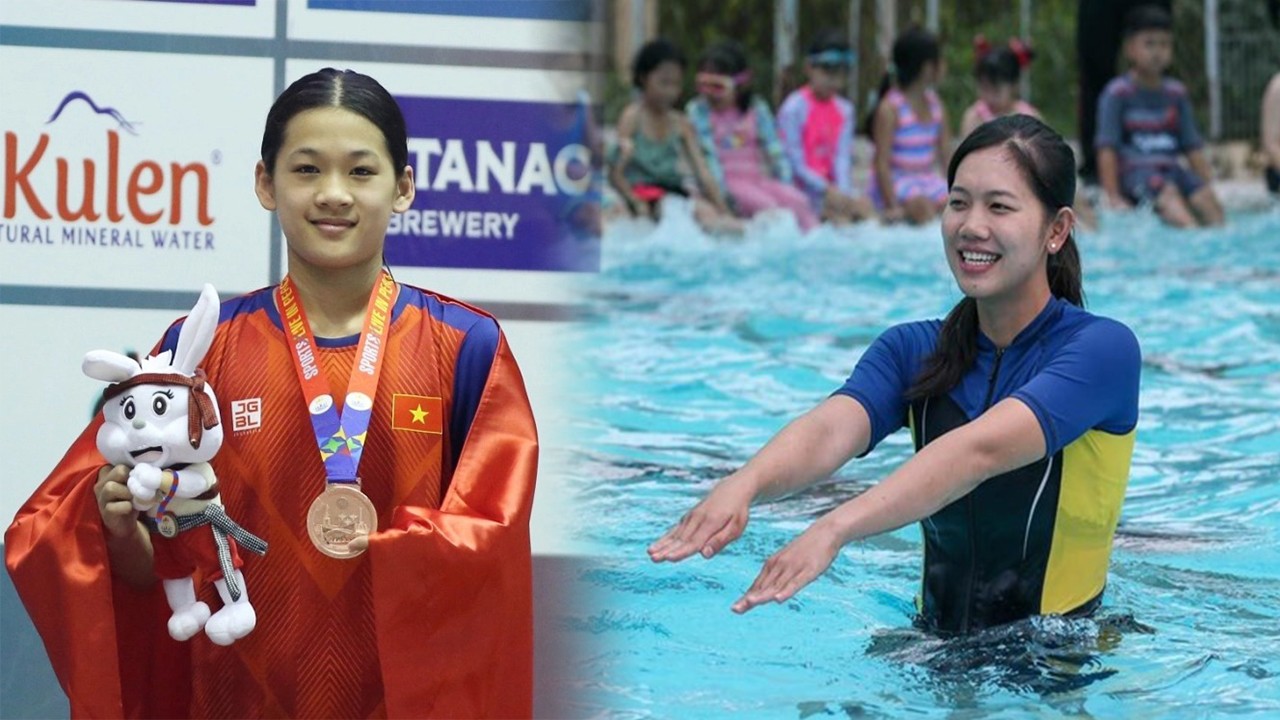 Ánh Viên cũng mong muốn Thúy Hiền được thoải mái thể hiện tài năng đừng để bị áp lực Ánh Viên cũng mong muốn Thúy Hiền được thoải mái thể hiện tài năng đừng để bị áp lực