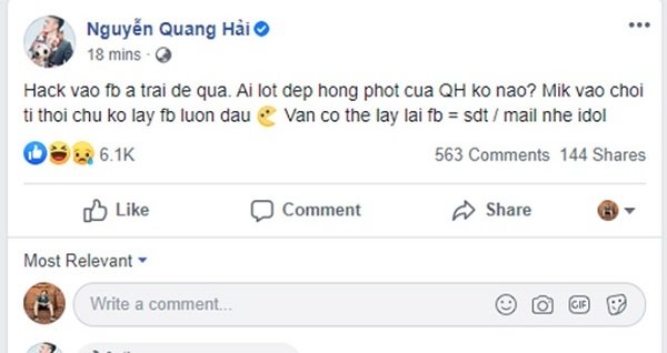 Huỳnh Anh xuất hiện trên khán đài, nói 1 câu tiết lộ quan hệ hiện tại với Quang Hải 4