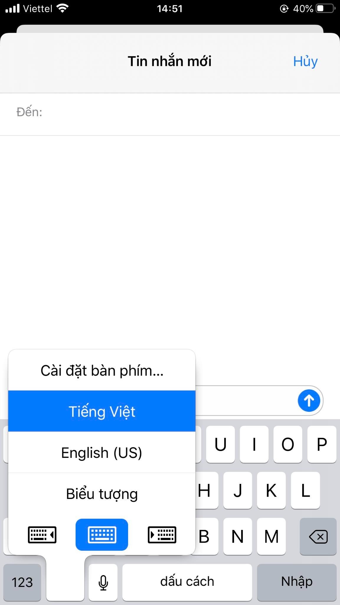 Cách chuyển về bàn phím nhỏ khi bạn chỉ rảnh một tay. Cách chuyển về bàn phím nhỏ khi bạn chỉ rảnh một tay.