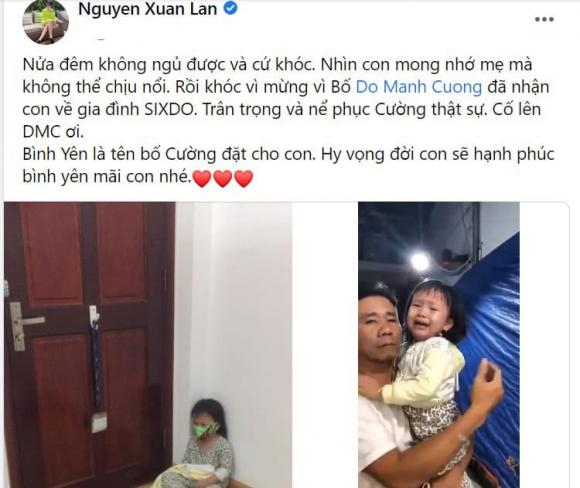 Bị 'mỉa mai' khóc thuê khi Đỗ Mạnh Cường nhận con nuôi, Xuân Lan đáp trả cực gắt 3 Bị 'mỉa mai' khóc thuê khi Đỗ Mạnh Cường nhận con nuôi, Xuân Lan đáp trả cực gắt 3