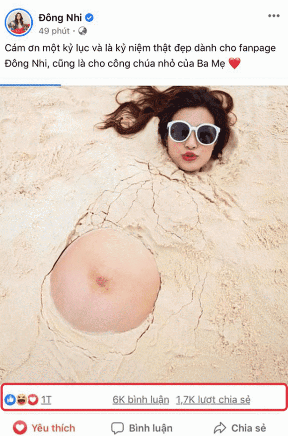 Tiểu công chúa nhà Đông Nhi chứng minh độ hot khi liên tục sở hữu bức ảnh triệu like 2 Tiểu công chúa nhà Đông Nhi chứng minh độ hot khi liên tục sở hữu bức ảnh triệu like 2