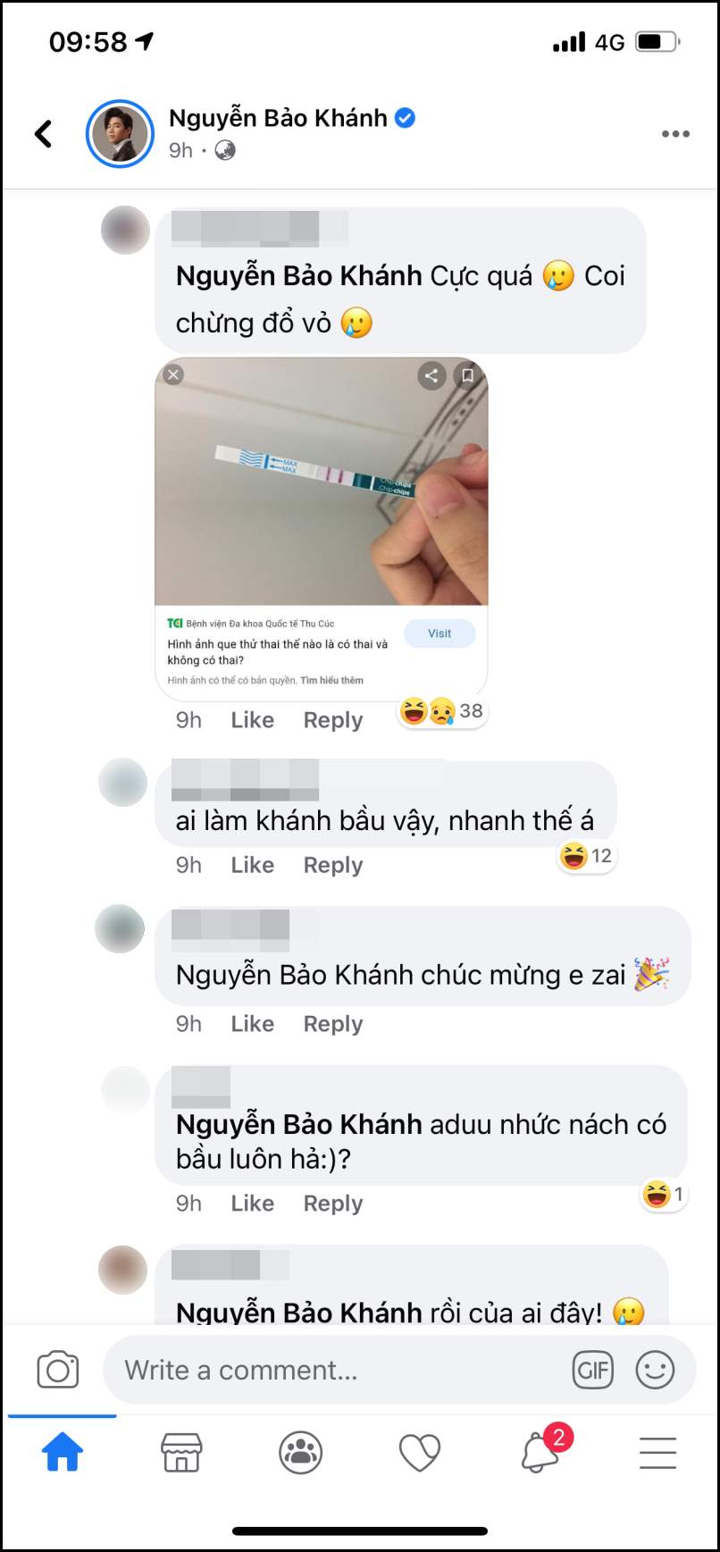 K-ICM khoe 'chính thức có bồ' và ảnh que thử thai 'hai vạch đỏ' nhưng dân tình phát hiện sự thật này 2 K-ICM khoe 'chính thức có bồ' và ảnh que thử thai 'hai vạch đỏ' nhưng dân tình phát hiện sự thật này 2