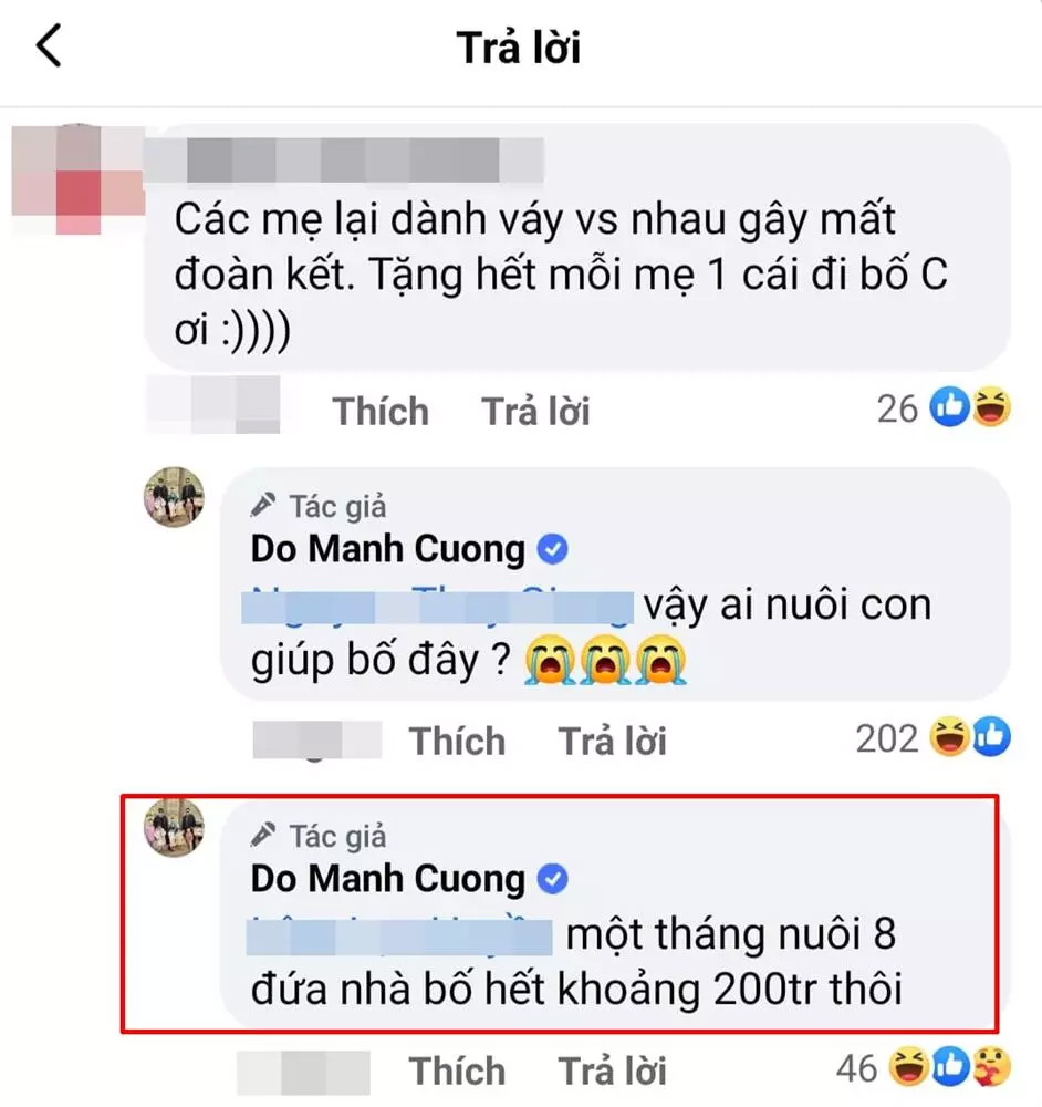 Đỗ Mạnh Cường tiết lộ số tiền khủng chi mỗi tháng để nuôi dạy 8 đứa con 2 Đỗ Mạnh Cường tiết lộ số tiền khủng chi mỗi tháng để nuôi dạy 8 đứa con 2