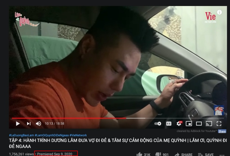Trượt bằng lái ô tô thứ 14, Lê Dương Bảo Lâm gây tranh cãi với clip trước đó lái xe đưa vợ đi đẻ 2 Trượt bằng lái ô tô thứ 14, Lê Dương Bảo Lâm gây tranh cãi với clip trước đó lái xe đưa vợ đi đẻ 2