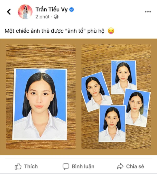 Dân mạng phát sốt với ảnh thẻ 'đẹp không cần chỉnh' của Hoa hậu Tiểu Vy 1 Dân mạng phát sốt với ảnh thẻ 'đẹp không cần chỉnh' của Hoa hậu Tiểu Vy 1
