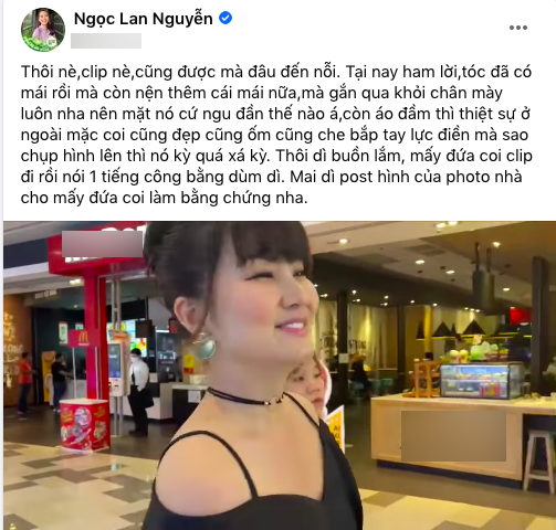 Bị chê diện mạo như 'búp bê năm 2000', Ngọc Lan spam bình luận các hội nhóm để 'chữa cháy' 2 Bị chê diện mạo như 'búp bê năm 2000', Ngọc Lan spam bình luận các hội nhóm để 'chữa cháy' 2