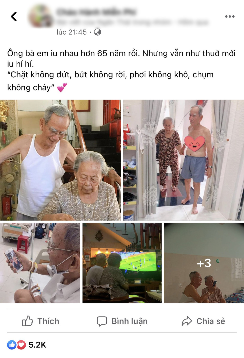 Cặp đôi U90 khiến dân tình phát hờn vì có tình yêu 65 năm đầy ngọt ngào 1 Cặp đôi U90 khiến dân tình phát hờn vì có tình yêu 65 năm đầy ngọt ngào 1