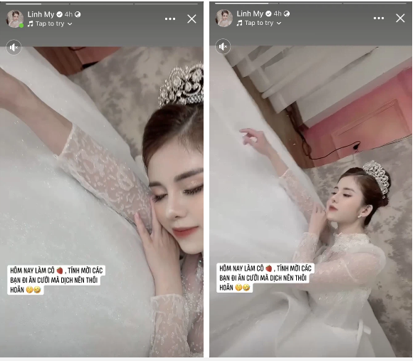Vừa mới xác nhận ly hôn Huy Cung, Mỹ Linh đã thay avatar mặc váy cưới khiến netizen ngỡ ngàng 4 Vừa mới xác nhận ly hôn Huy Cung, Mỹ Linh đã thay avatar mặc váy cưới khiến netizen ngỡ ngàng 4