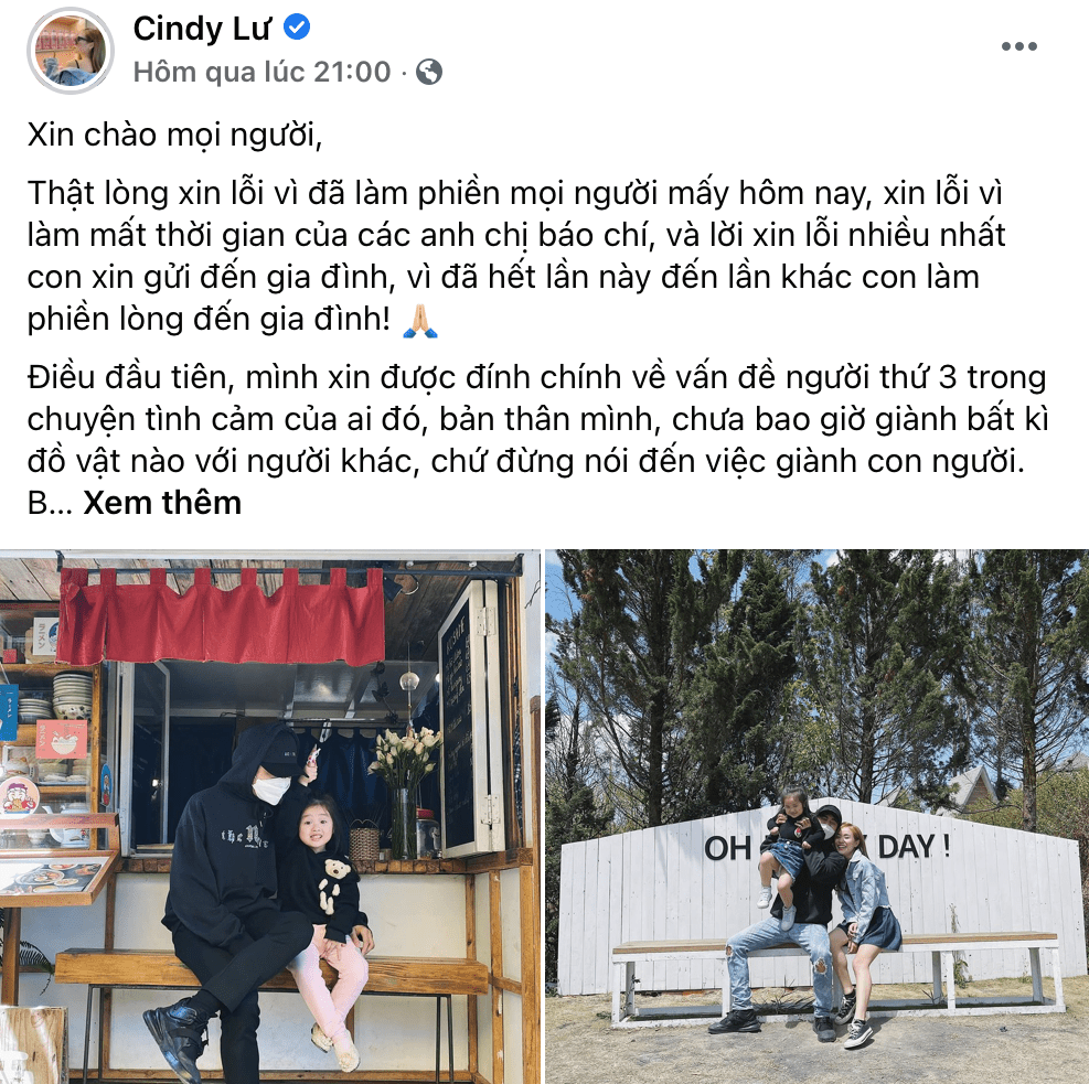Sau khi thừa nhận mối quan hệ tình cảm với Đạt G, Cindy Lư tiếp tục có động thái gây chú ý 2 Sau khi thừa nhận mối quan hệ tình cảm với Đạt G, Cindy Lư tiếp tục có động thái gây chú ý 2