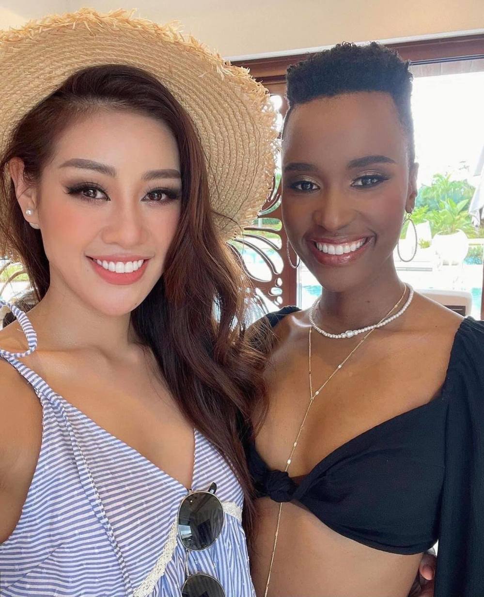 Hoa hậu Khánh Vân tự tin đọ sắc cùng đương kim Miss Universe 2019 2 Hoa hậu Khánh Vân tự tin đọ sắc cùng đương kim Miss Universe 2019 2