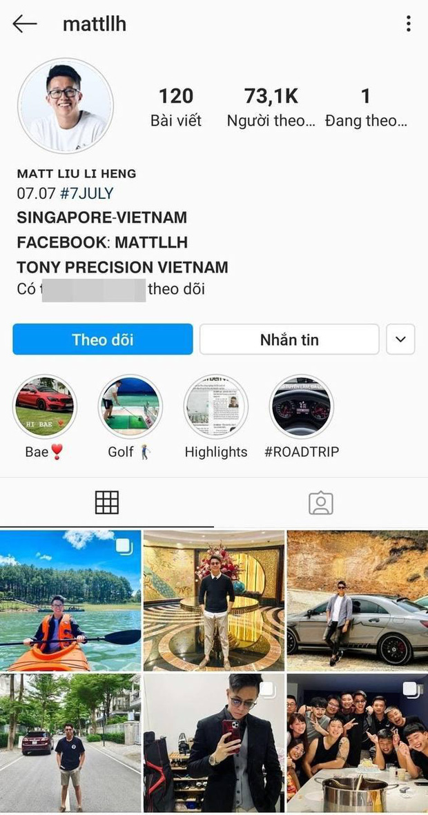 Matt Liu lặng lẽ đổi thông tin Instagram, chú thích liên quan đến Hương Giang cũng 'không cánh mà bay' 3 Matt Liu lặng lẽ đổi thông tin Instagram, chú thích liên quan đến Hương Giang cũng 'không cánh mà bay' 3